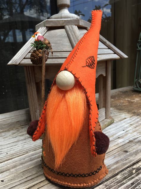 Autumn Gnome Herbst Etsy Gnomes Crafts Gnome Patterns Gnomes Diy