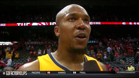 David West On Court Postgame Interview R1g6 Youtube