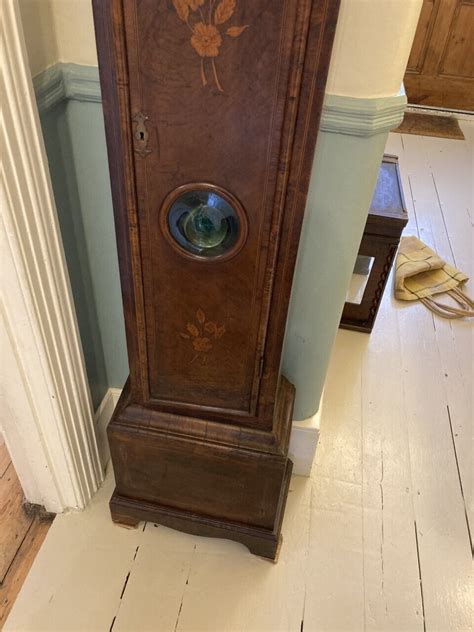 Queen Anne Walnut Longcase Clock C1700 1705 Made By Charles Gretton Ebay