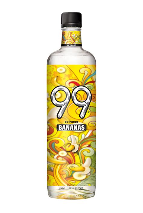 99 Bananas Flavored Liqueur 750 Ml Cordial Ohlq