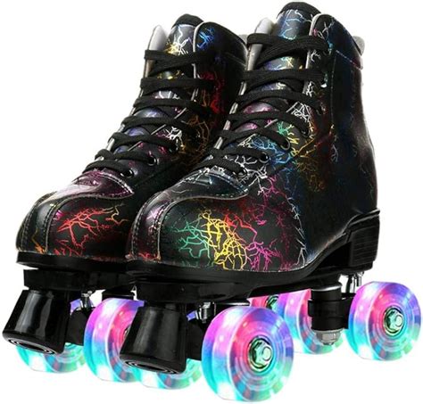 Leafis Roller Skates Classic High Top For Adult Outdoor Skating Light