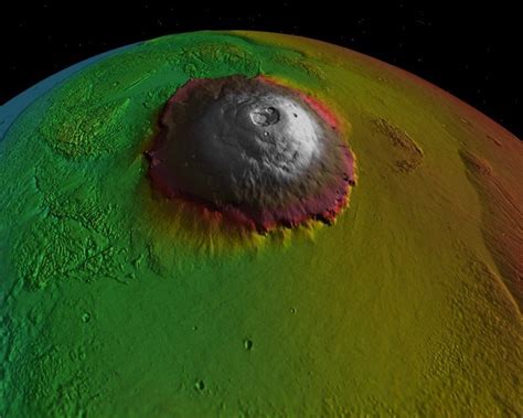 Monster Mars Volcano Erupted Continuously For Two Billion Years