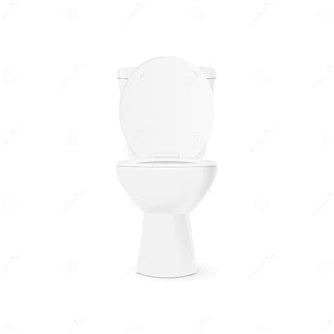 White Open Toilet Bowl Stock Vector Illustration Of Modern 93156089