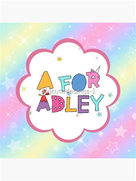 A For Adley Birthday T For Girls Sticker For Sale By