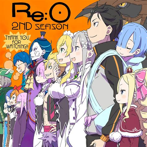 Los Autores De Rezero Celebraron El Final De La Segunda Temporada Del