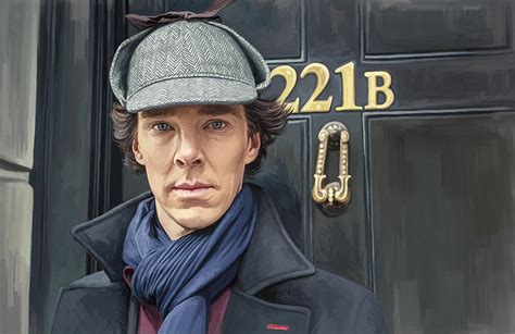 Sherlock Holmes Artwork Painting By Sheraz A Pixels