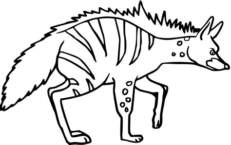 Hyena Coloring Pages Best Coloring Pages For Kids