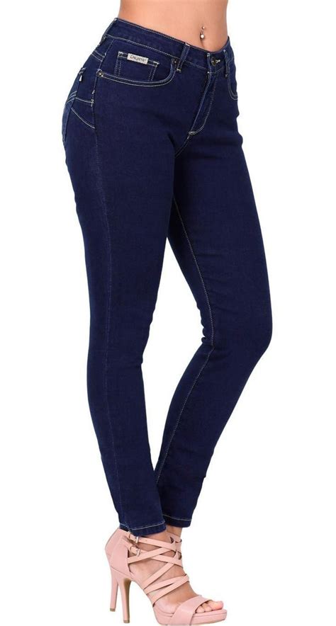 Jeans Dayana Mujer Stone Mezclilla Stretch Meses Sin Intereses