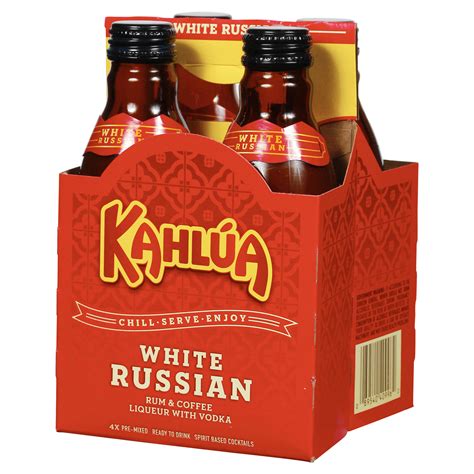 Kahlua White Russian Ready To Drink 4 Pack