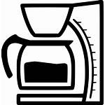 Icon Coffee Maker Filter Clipart Svg Text