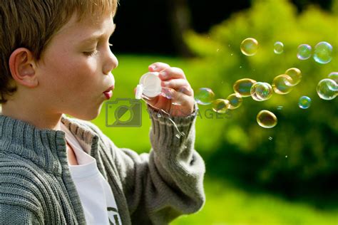Blowing Bubbles By Chrisroll Vectors And Illustrations Free Download