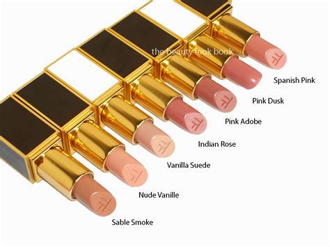Tom Ford Lipstick Swatches Pinks Nudes The Beauty Look Book