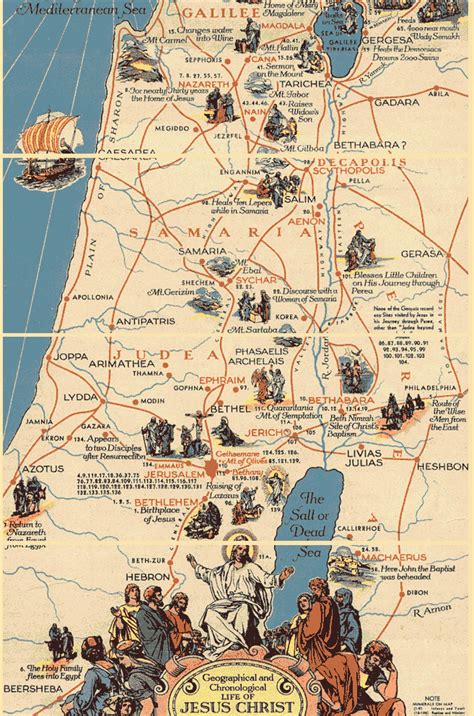 Jesus Journey Map