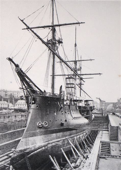 World First Steel Hulled Warship Le Redoutable 1876 2346×3301 R