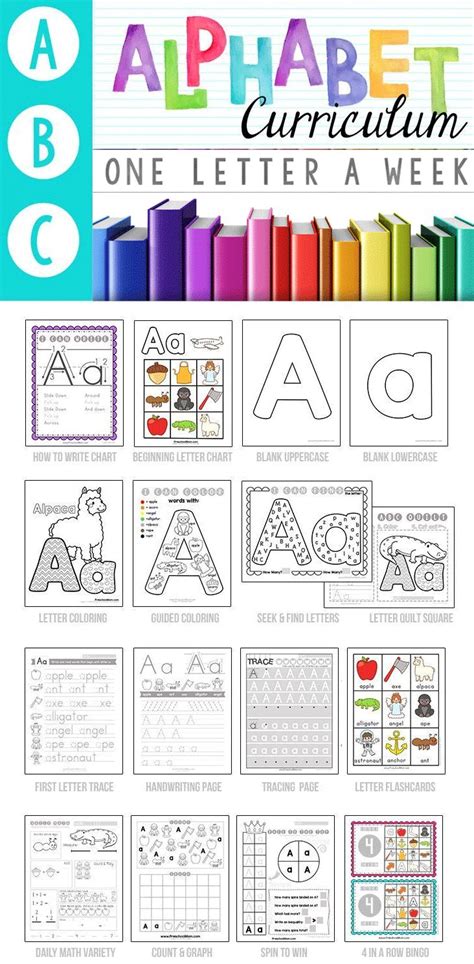 Alphabet Printables Kindy Learning Pinterest Preschool Preschool