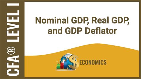 CFA Level I Economics Nominal GDP Real GDP And GDP Deflator YouTube