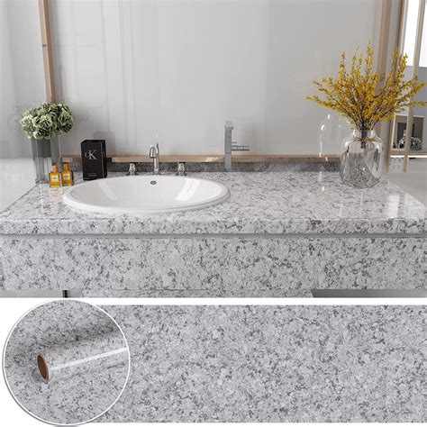 Chichome Faux Granite Contact Paper For Countertops Marble Granite Contact Paper Self Adhesive