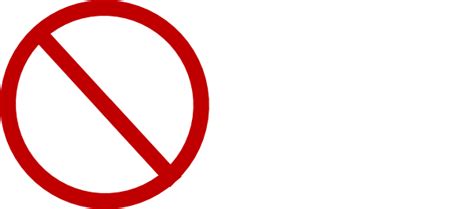 No Symbol Clipart Free Download On Clipartmag