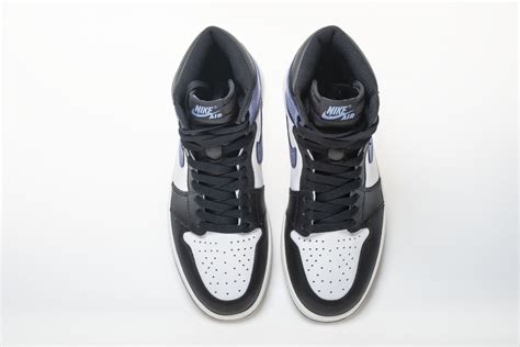 Combination of premium cow leather and nubuck suede with a rubber midsole/sole technology: Air Jordan 1 OG High Retro Blue Moon 555088-115 Basketball ...