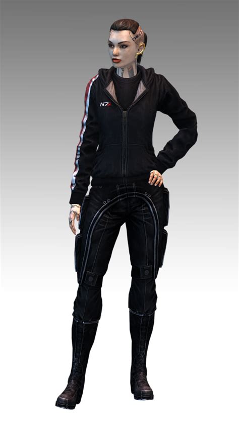 Mass Effect 3 Jack N7 Hoodie model | Mass effect jack, Mass effect, N7 hoodie
