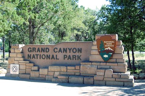 Grand Canyon National Park South Entrance Sign 0102 World Flickr