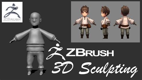 Zbrush 3d Sculpt Stylized Character Youtube