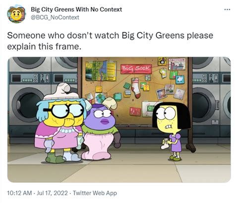 Someone Who Doesnt Watch Big City Greens Please Explain This Frame