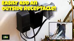 How To Add An Outdoor Exterior Electrical Receptacle