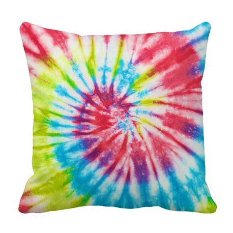 Phfzk Popular Rainbow Tie Dye Pillowcase Throw Pillow Cushion Cover Two