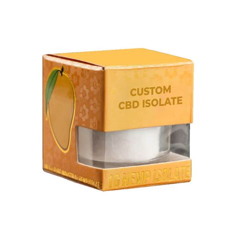 Custom CBD Isolate Boxes | Printed CBD Isolate Packaging
