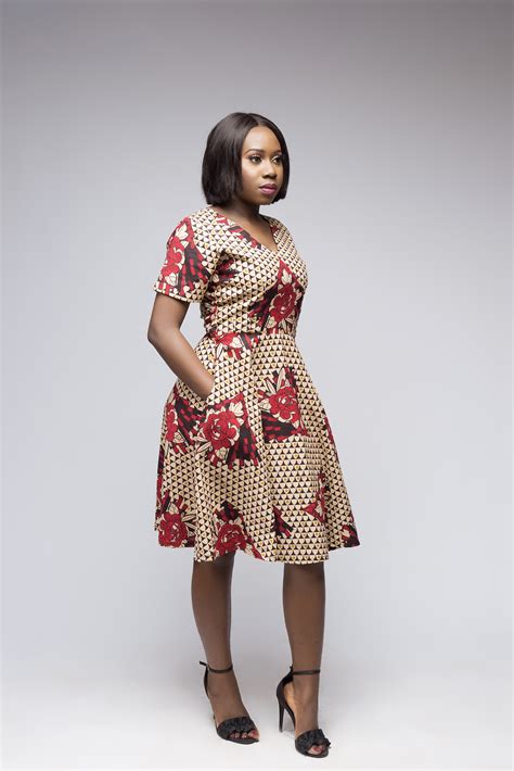 Kayo African Print Dress African Attire Dresses African Print