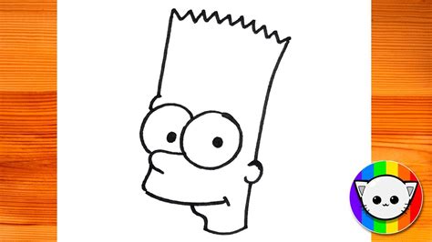 How To Draw Bart Simpson Head Youtube