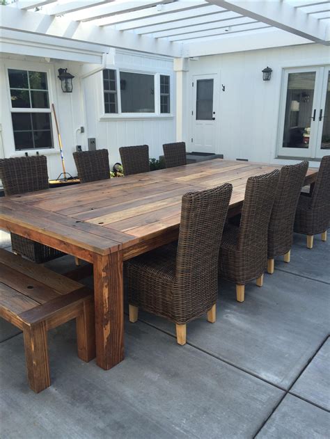 Custom Made Reclaimed Wood Farm Table Outdoor Or Indoor Clearance