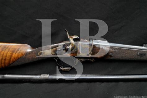 Alexander Henry 1865 Patent Falling Block 450 Bpe Rifle Mfd 1884