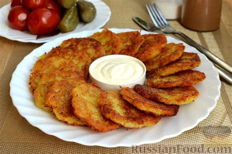 Пошаговый, Драники, Блюда из картофеля, рецепты на RussianFood.com: 148 ...