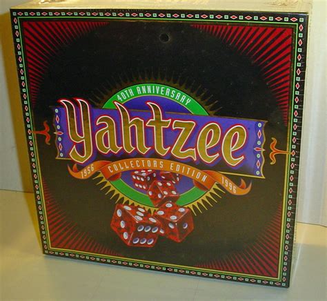 Yahtzee 40th Anniversary Collectors Edition 1956 1996 New In Factory