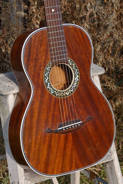 1920s Oscar Schmidt Sovereign 00 Size 12 Fret Guitar