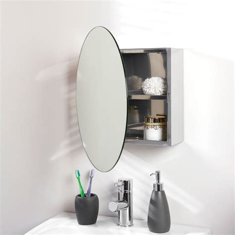 Oruii black round mirror, 20 inch metal frame bathroom mirror, circle wall mounted mirror for living room, teen bedroom, rustic, vanity, minimalist. Round Mirror Cabinet | Bathroom furniture design, Bathroom ...