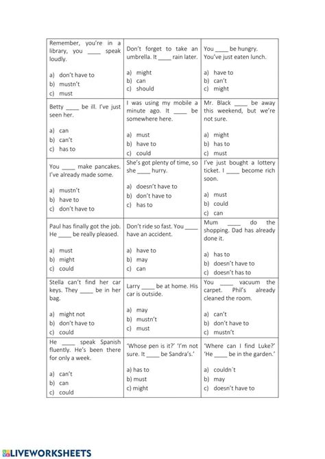 Modal Verbs Esl Worksheet By James Hot Sex Picture