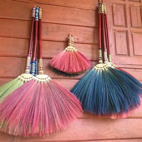 Natural Grass Broom Asian Broom Thai Broom Vintage Retro Etsy In 2021