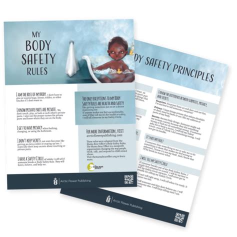 Body Safety Poster Arctic Flower Public