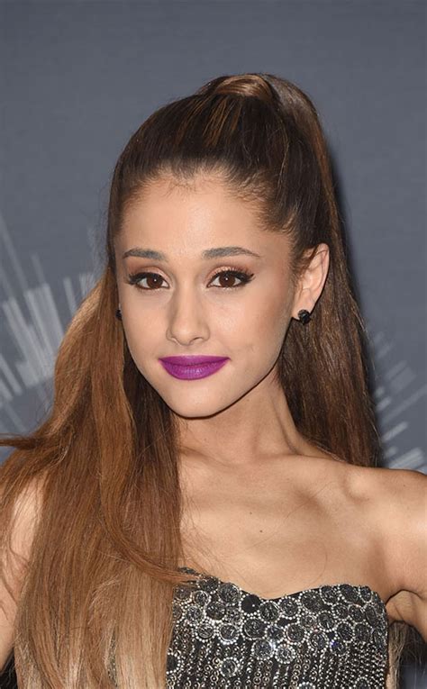 Photos From Ariana Grande Celeb Hairdo Swap E Online