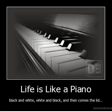 Life Is Like A Pianoblack And White White And Black And Then Comes