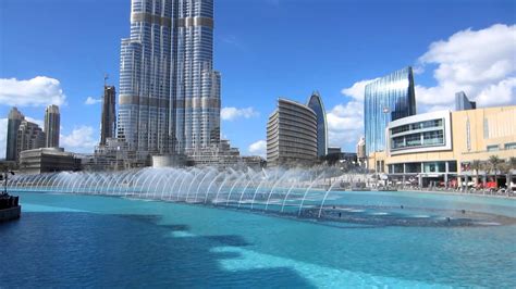 The Dubai Fountain Daytime Youtube
