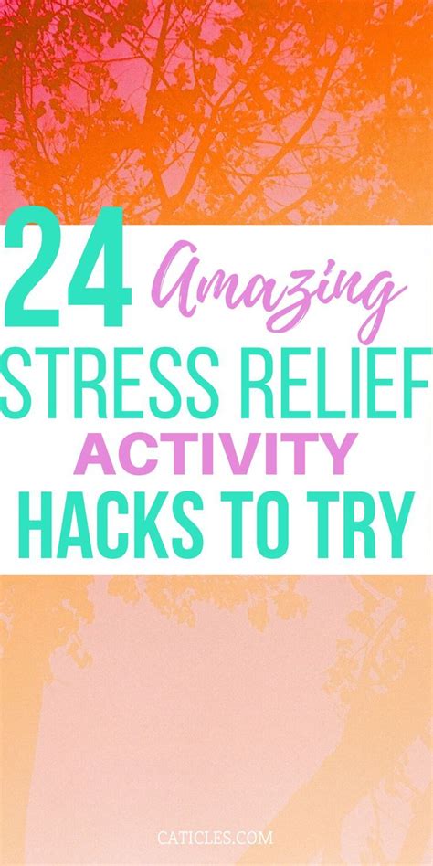 24 Stress Relief Activities Simple Self Love At Home Care Art