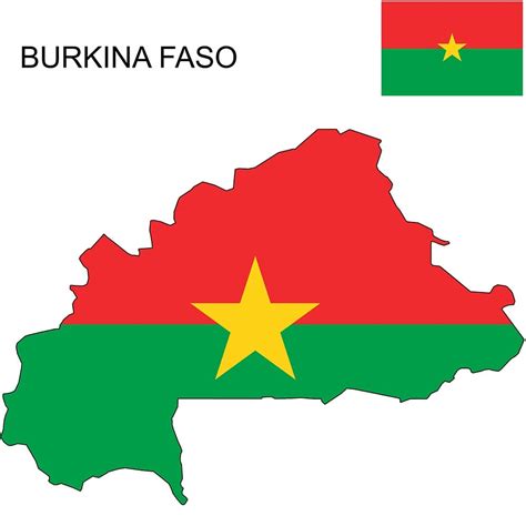 Burkina Faso Flag Map And Meaning Mappr