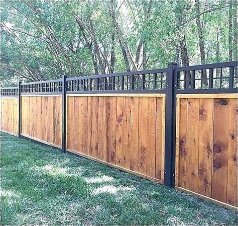 Iron Fence Garden Fencing Ideas Wooden Lovely Wood Of With Slats Fen