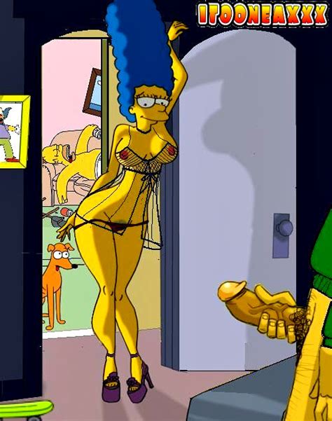 Rule 34 Color Female Homer Simpson Human Itooneaxx Male Marge Simpson
