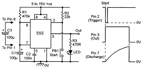 555 Timer Circuit Diagram Project