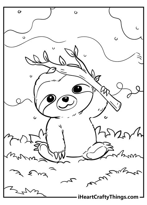 Cute Animals Coloring Pages Free Kids Coloring Pages Cute Coloring